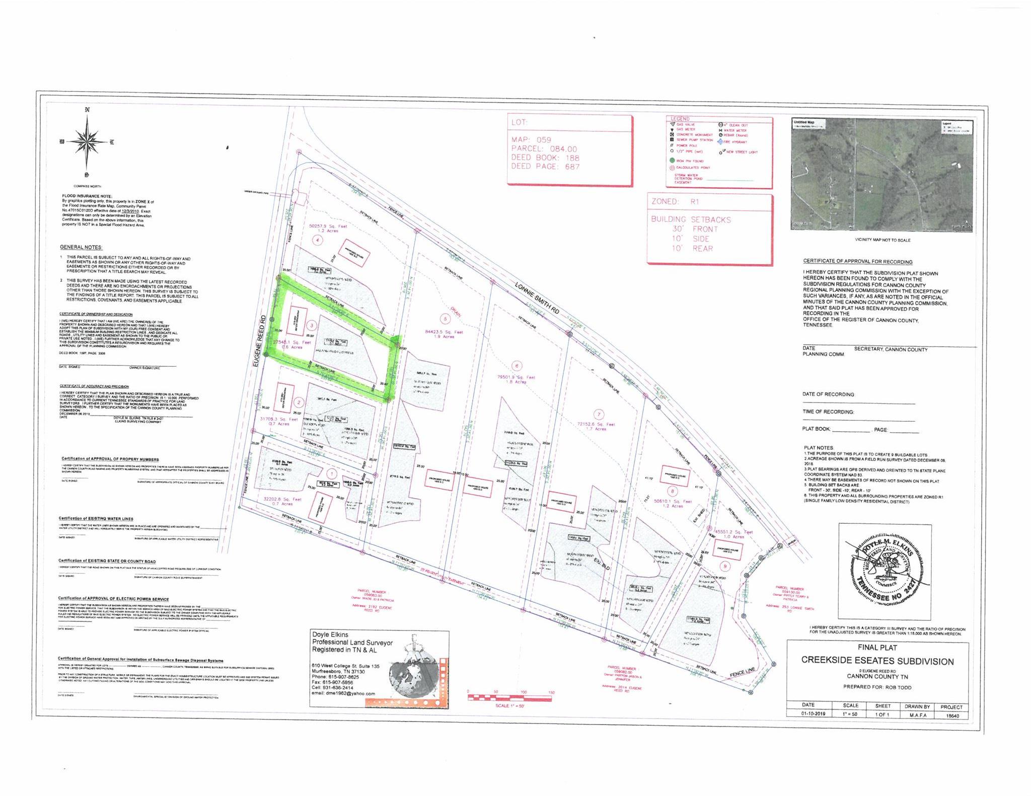 2320 Eugene Reed Road Woodbury, TN 37190 - Photo 7 of 7 Plat