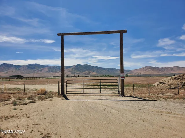 a view of a terrace with a mountain