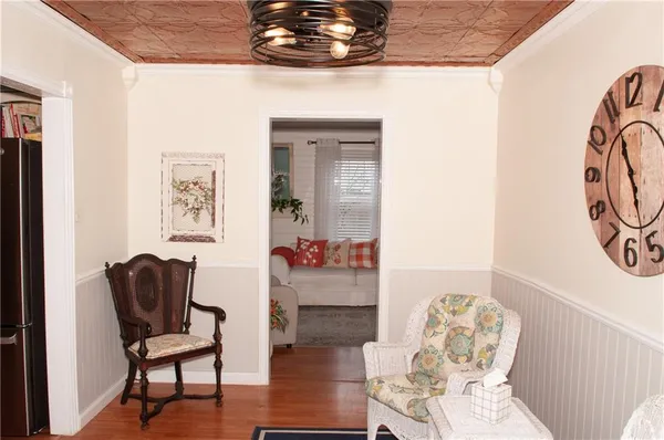 a kitchen with stainless steel appliances granite countertop a stove and refrigerator