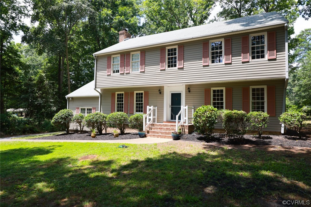 2000 Camborne Road Chesterfield, VA 23236 - Photo 3 of 44 Colonial house featuring a front lawn