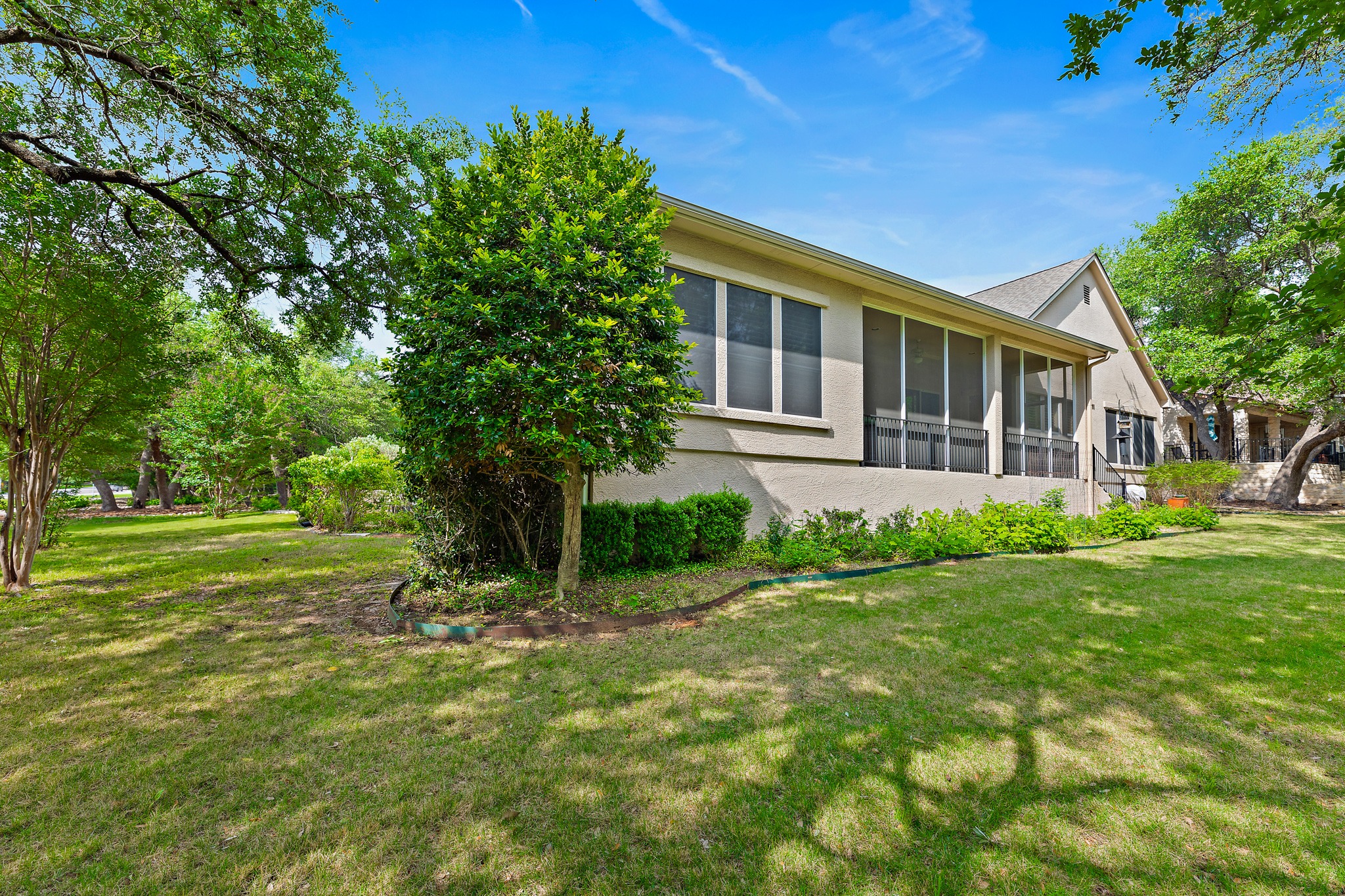 106 Wild Turkey Lane Georgetown, TX 78633 - Photo 37 of 39 a view of a house with a backyard