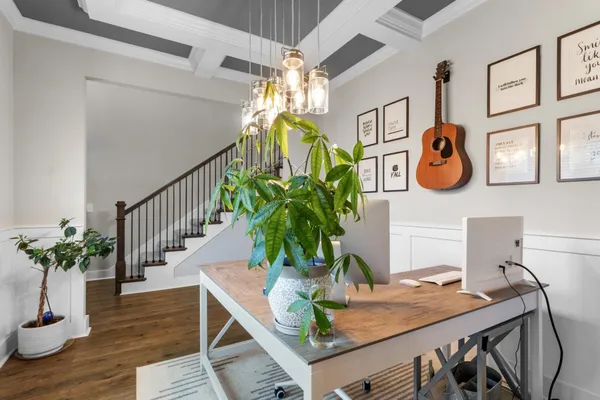 a view of table and chair