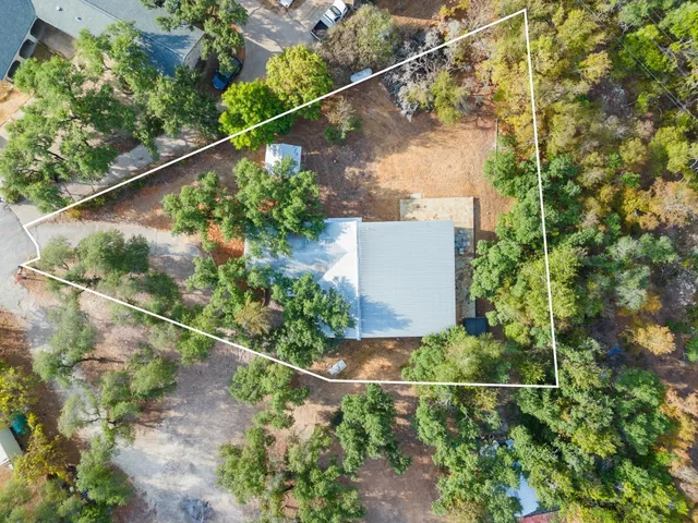 a view of a forest from a balcony