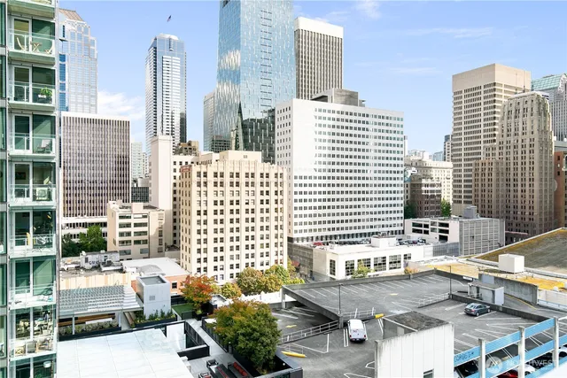 a workspace with furniture and window