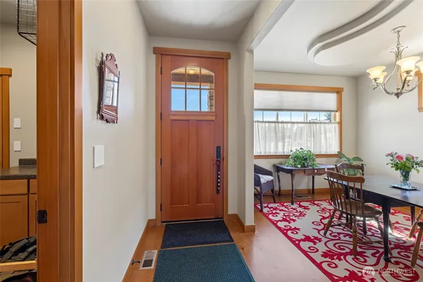 a very nice looking room with a large window