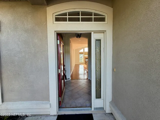 a view of a room with window