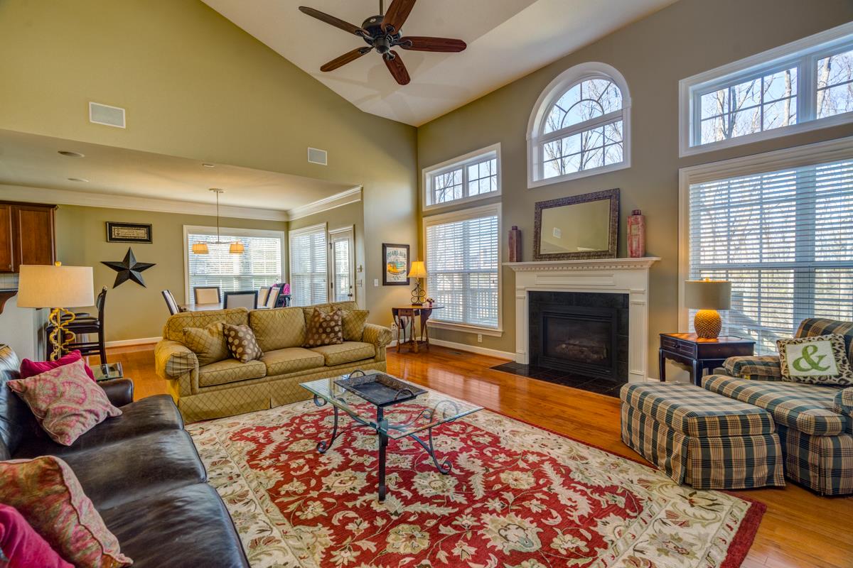 3537 Trimble Road Nashville, TN 37215 - Photo 18 of 29 a living room with furniture fireplace and a window