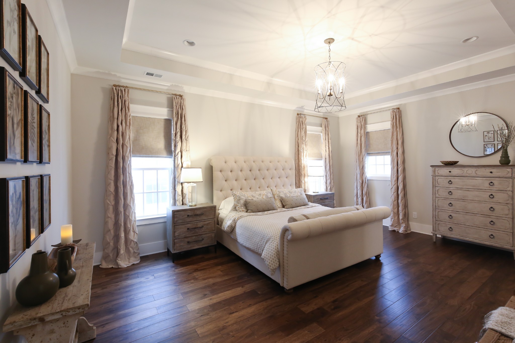 237 Stephens Valley Boulevard Nashville, TN 37221 - Photo 11 of 34 a spacious bedroom with a bed and wooden floor