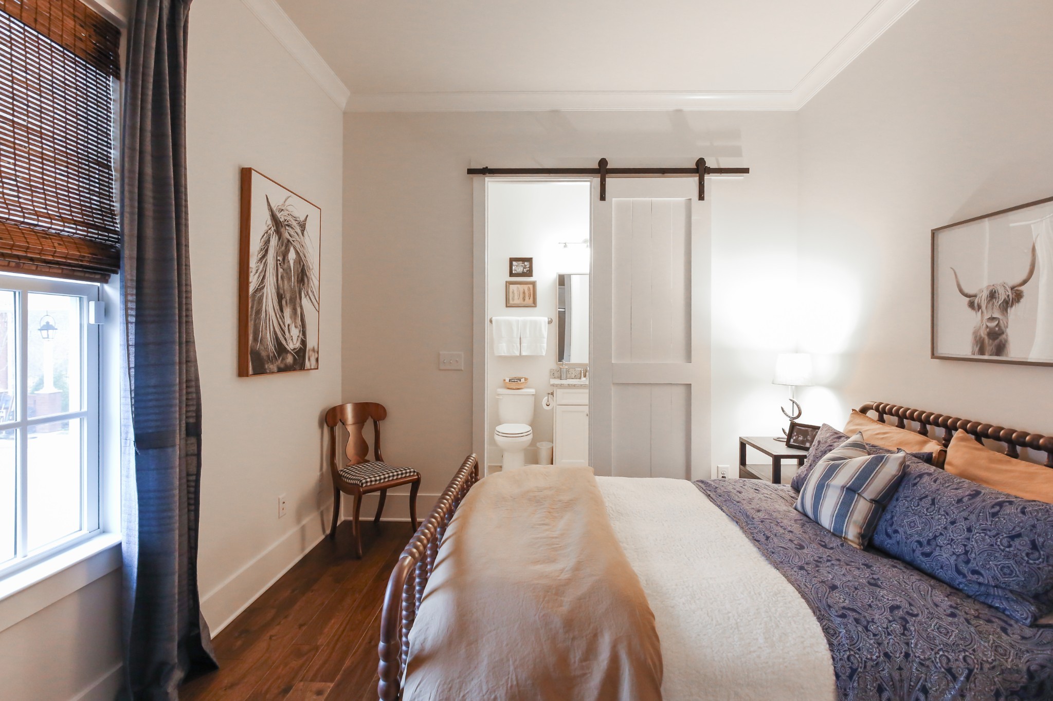 237 Stephens Valley Boulevard Nashville, TN 37221 - Photo 22 of 34 a bedroom with a large bed and a window