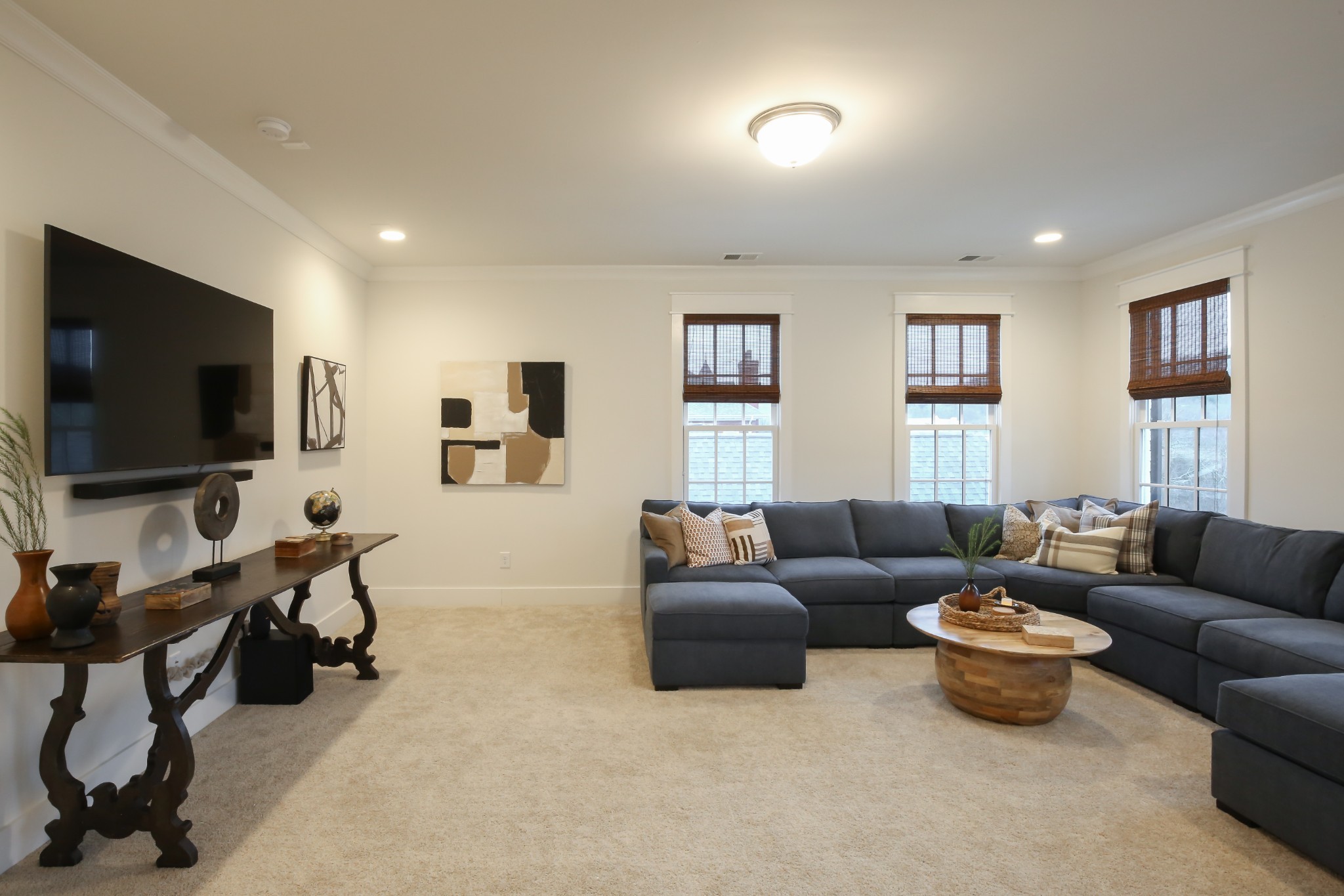 237 Stephens Valley Boulevard Nashville, TN 37221 - Photo 26 of 34 a living room with furniture and a flat screen tv