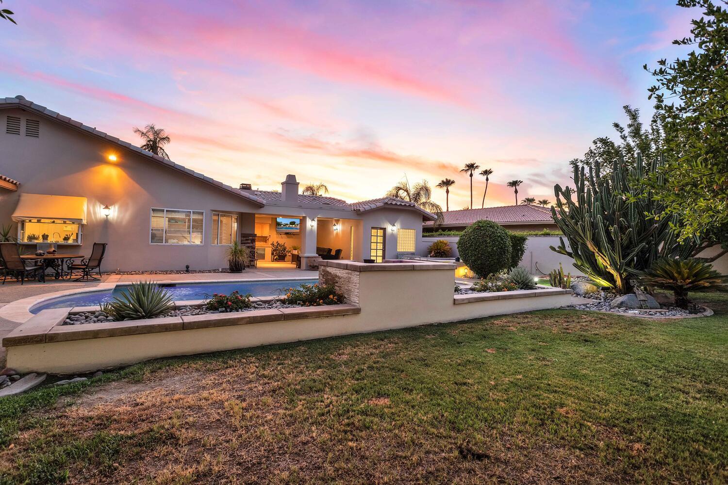 43920 Culebra Lane Bermuda Dunes, CA 92203 - Photo 52 of 66 a front view of a house with a yard