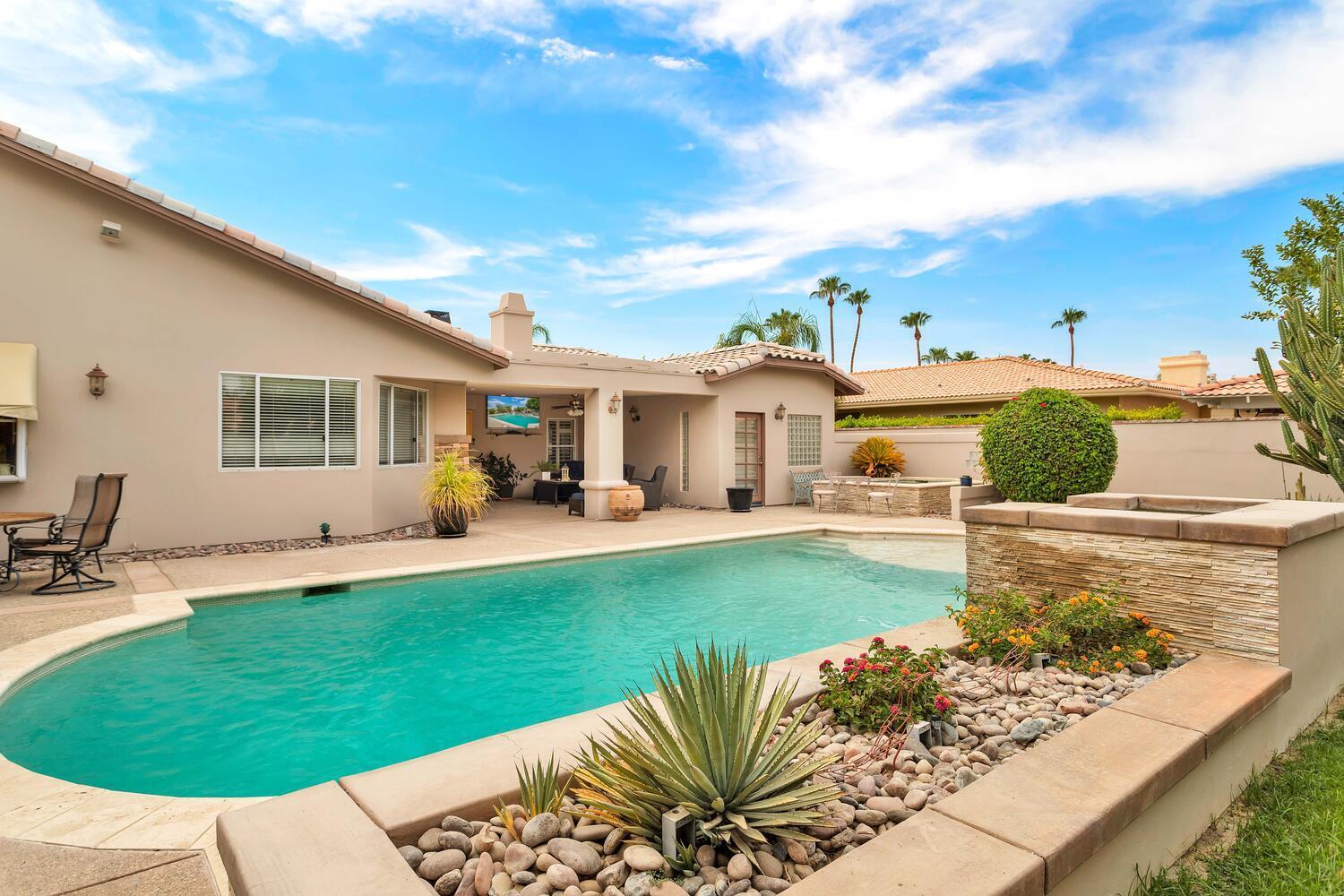 43920 Culebra Lane Bermuda Dunes, CA 92203 - Photo 53 of 66 a front view of a house with garden