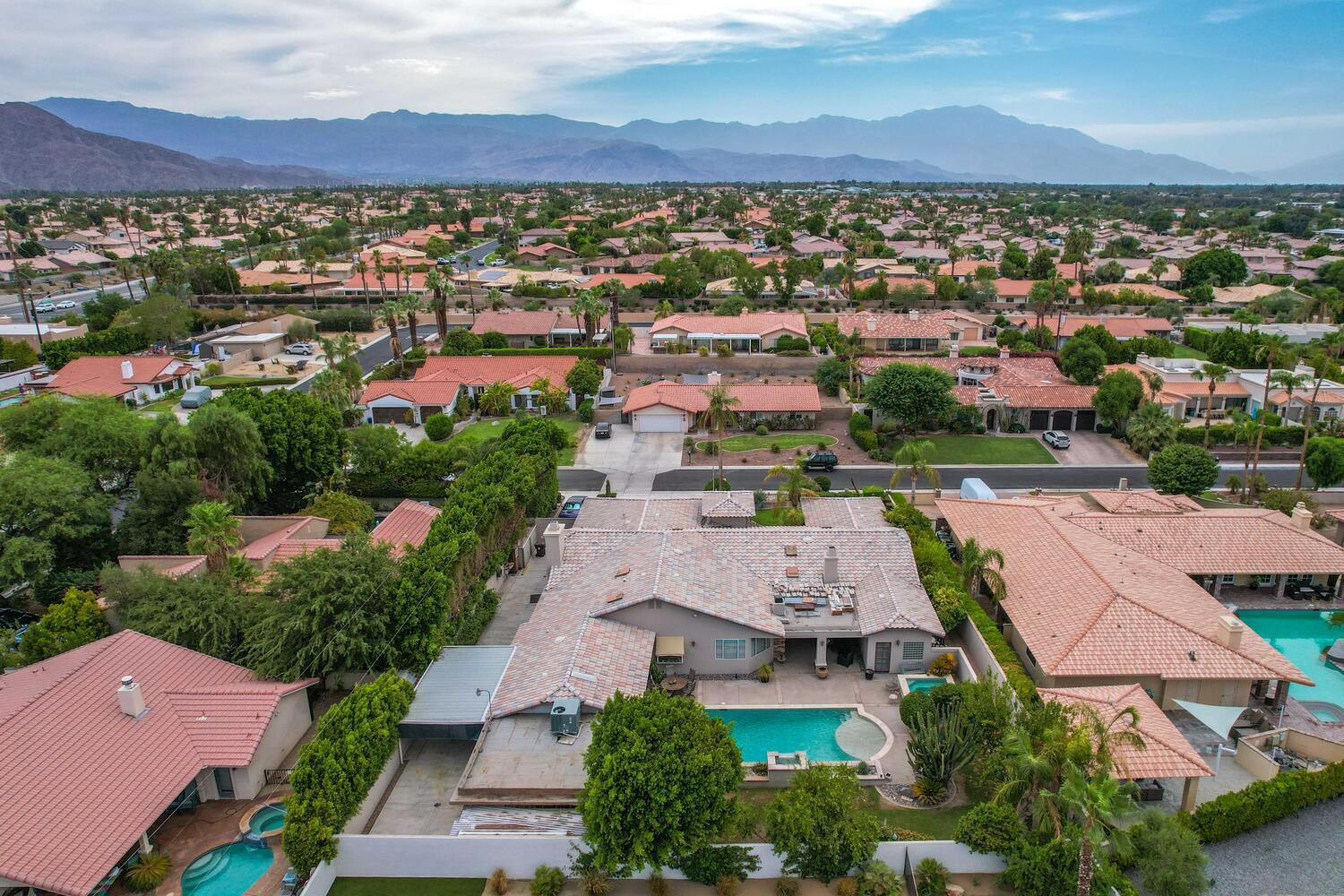 43920 Culebra Lane Bermuda Dunes, CA 92203 - Photo 61 of 66 an aerial view of residential houses with outdoor space