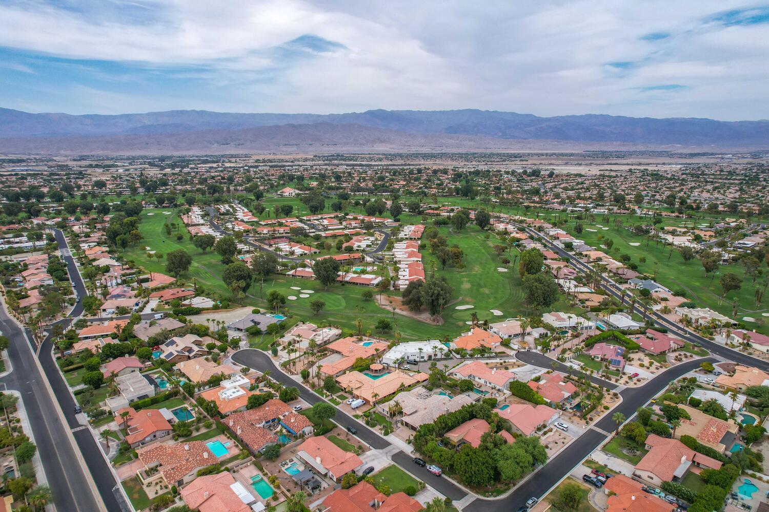 43920 Culebra Lane Bermuda Dunes, CA 92203 - Photo 62 of 66 an aerial view of residential houses with outdoor space