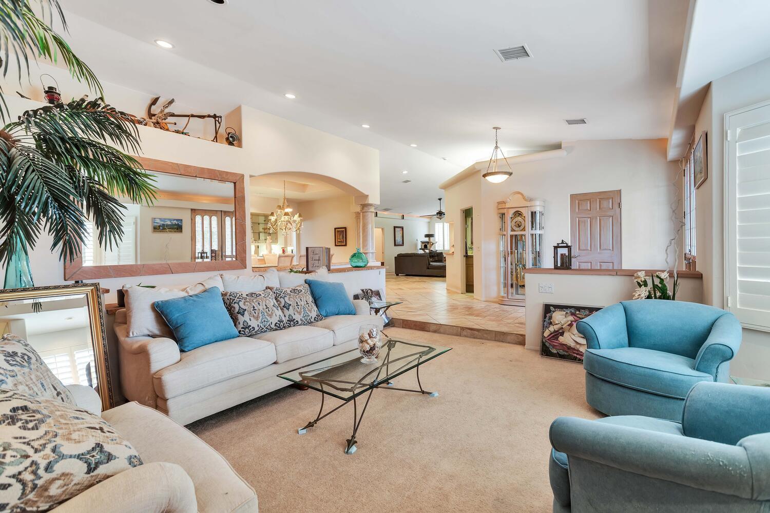 43920 Culebra Lane Bermuda Dunes, CA 92203 - Photo 10 of 66 a living room with furniture and a large window