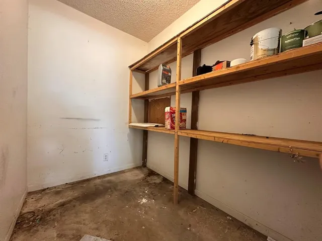 a view of storage and utility room