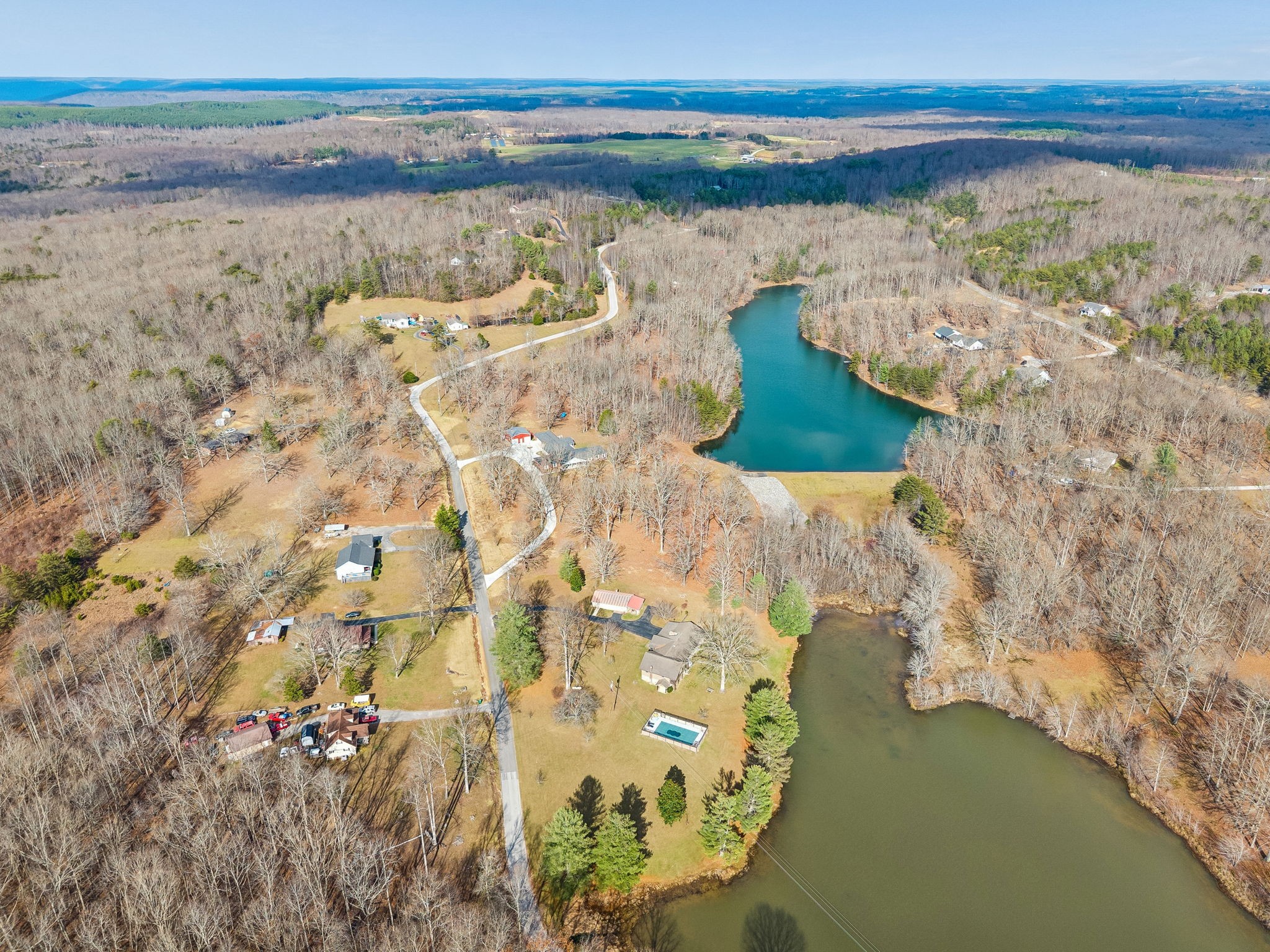 172 Littell Circle West Tracy City, TN 37387 - Photo 52 of 59 a view of a lake with beach and ocean view