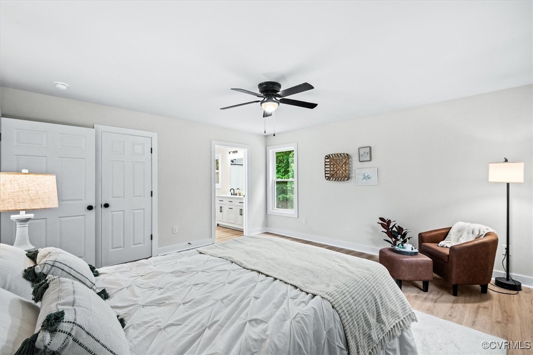 487 Deep Landing Road Tappahannock, VA 22560 - Photo 16 of 38 Primary ensuite bath beyond and walk in closet