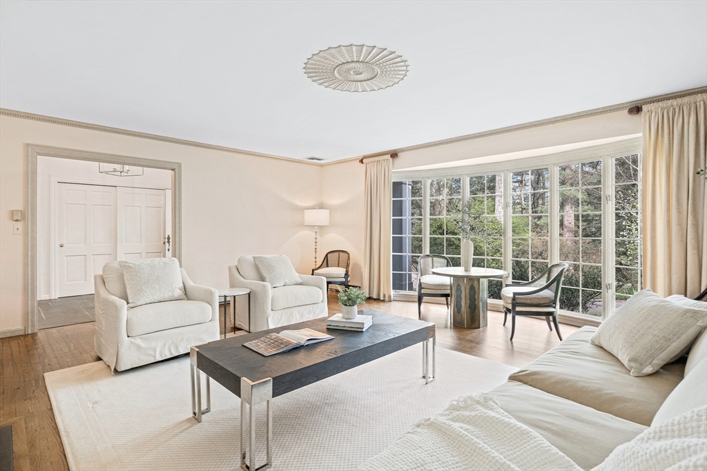 5 Deer Path Lane Weston, MA 02493 - Photo 2 of 26 a living room with furniture and a window