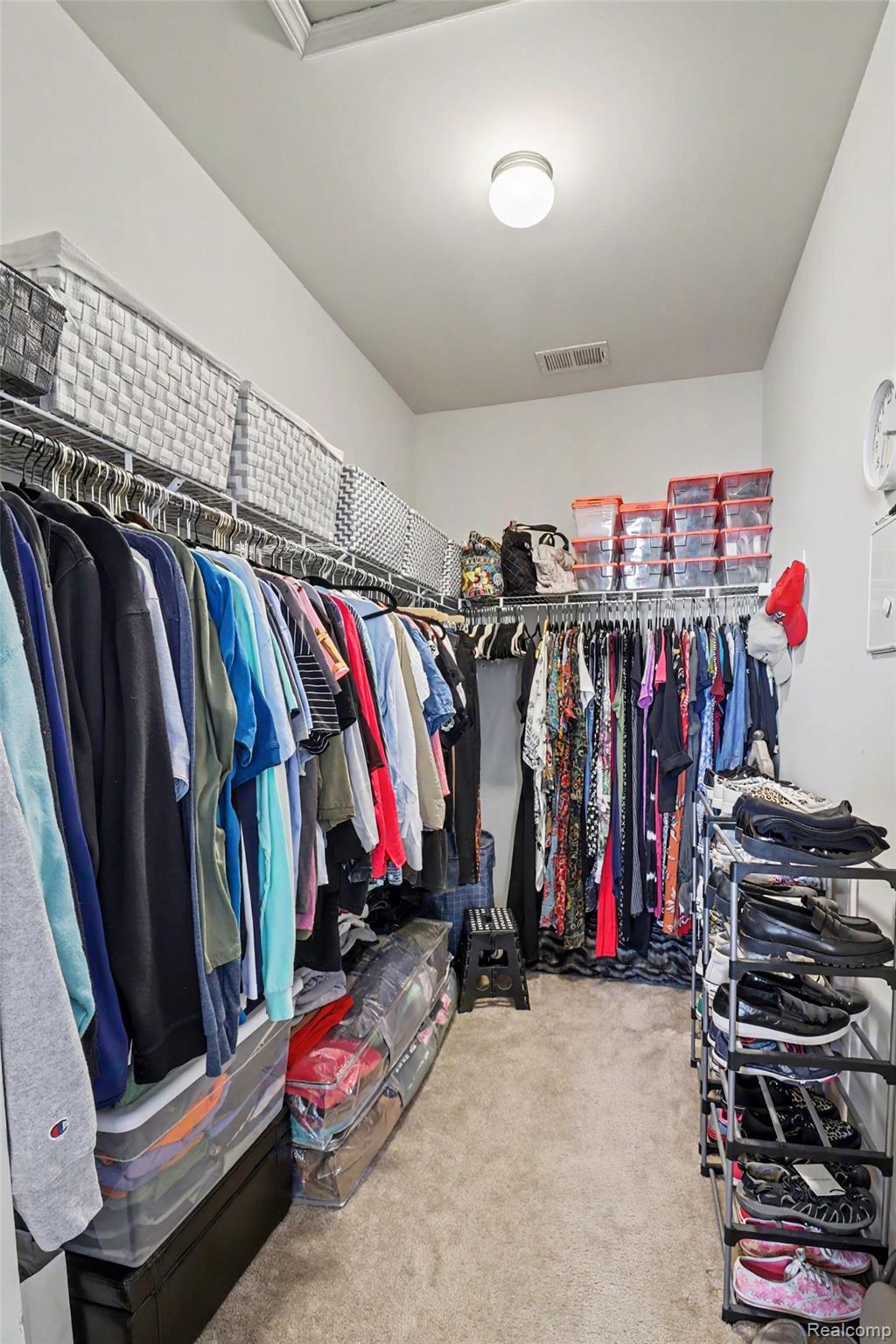 9864 Ridge Run Street Howell, MI 48855 - Photo 18 of 23 Walk in closet with light colored carpet