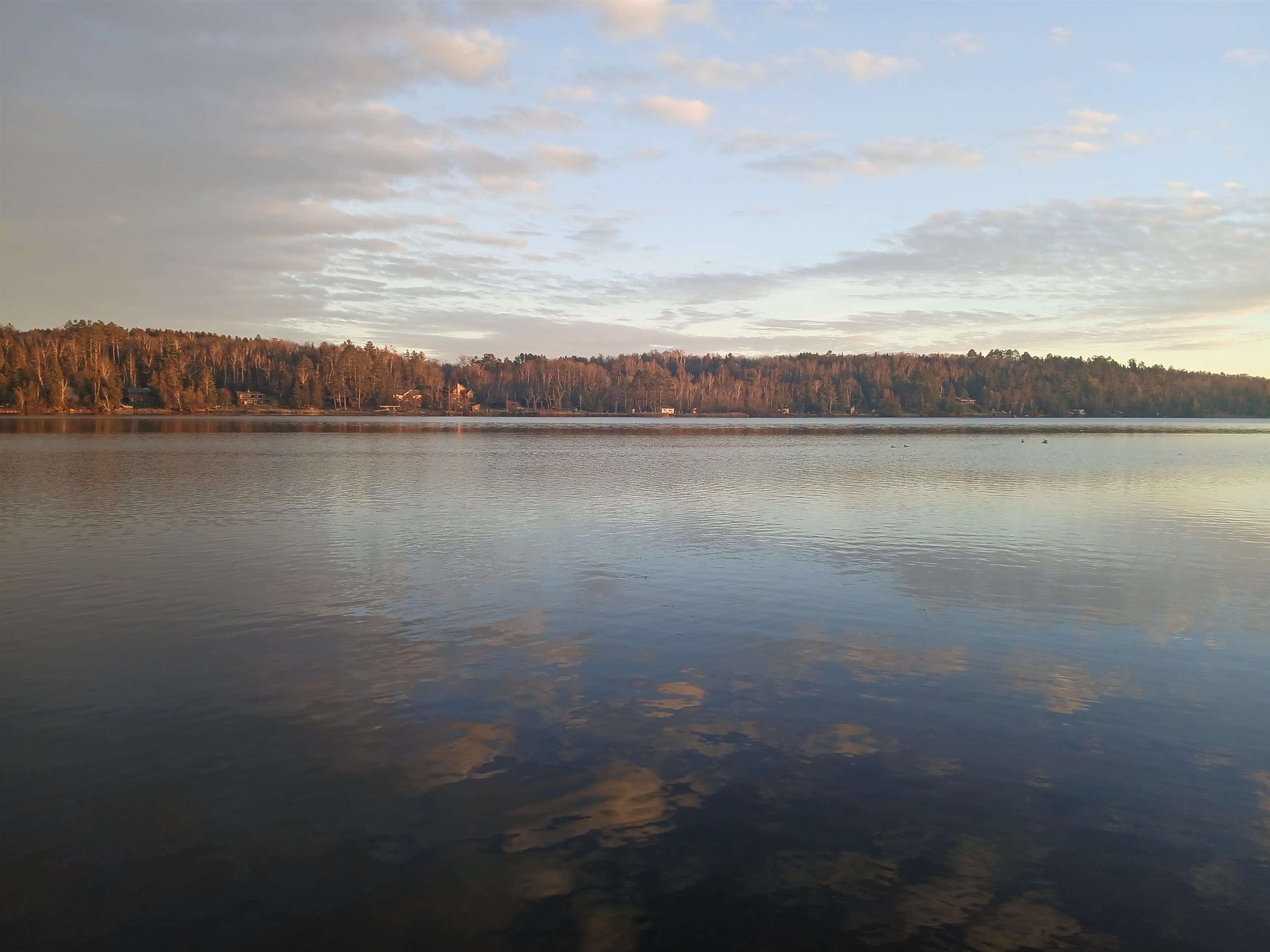 10922 South Stone Road Solon Springs, WI 54873 - Photo 15 of 64 Water view featuring a heavily wooded area