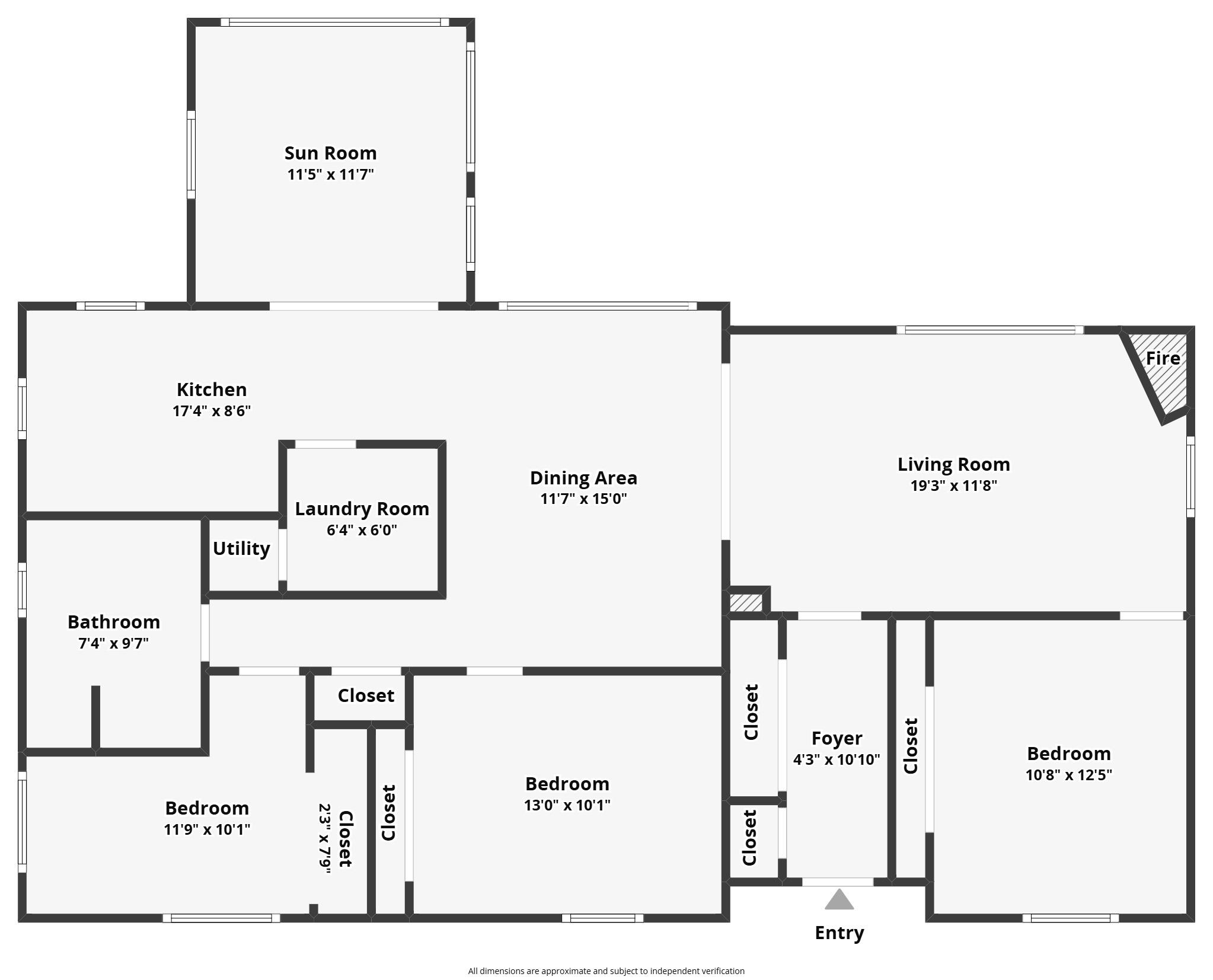 10922 South Stone Road Solon Springs, WI 54873 - Photo 19 of 64 View of room layout