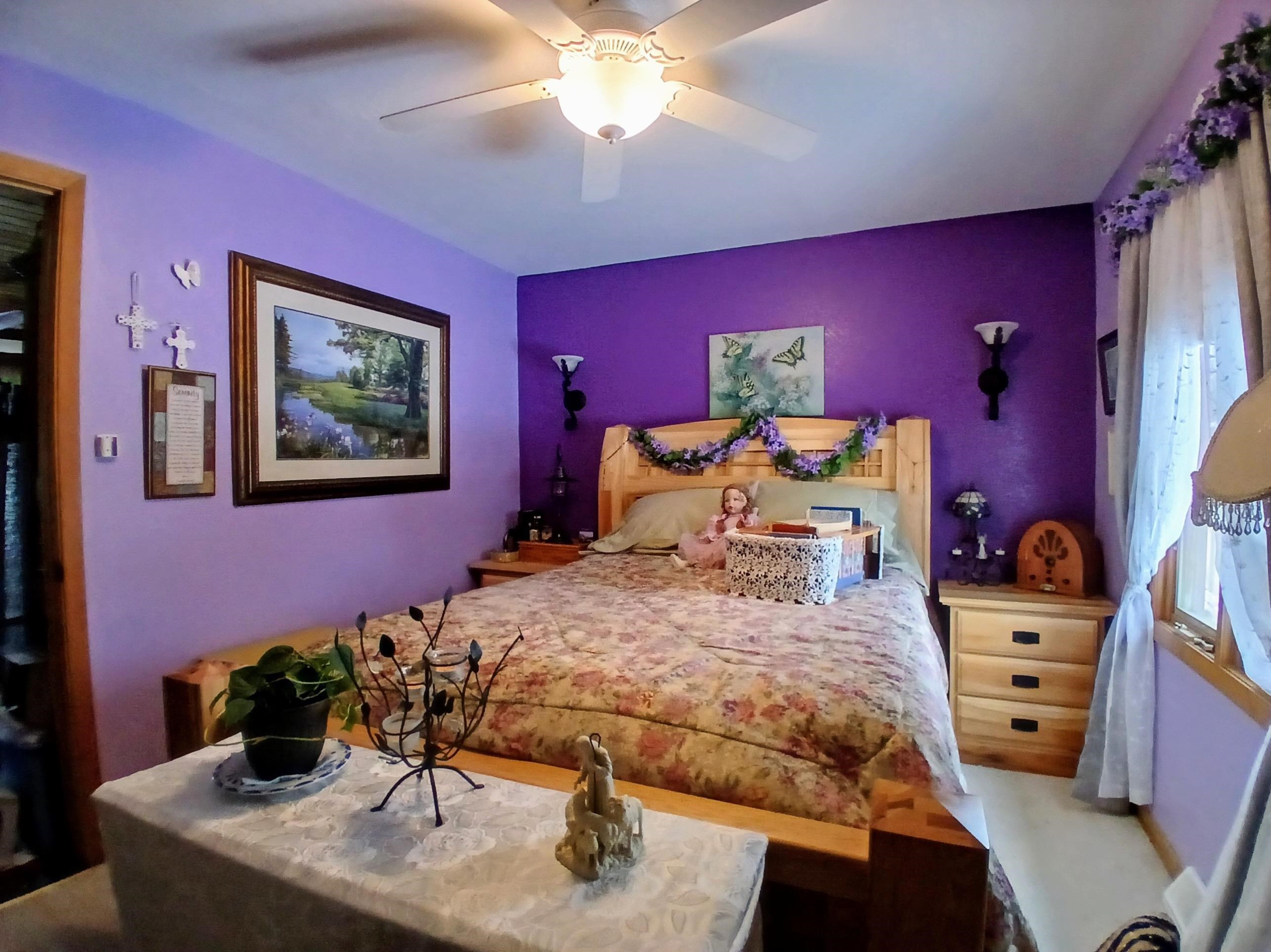 10922 South Stone Road Solon Springs, WI 54873 - Photo 34 of 64 Bedroom featuring ceiling fan