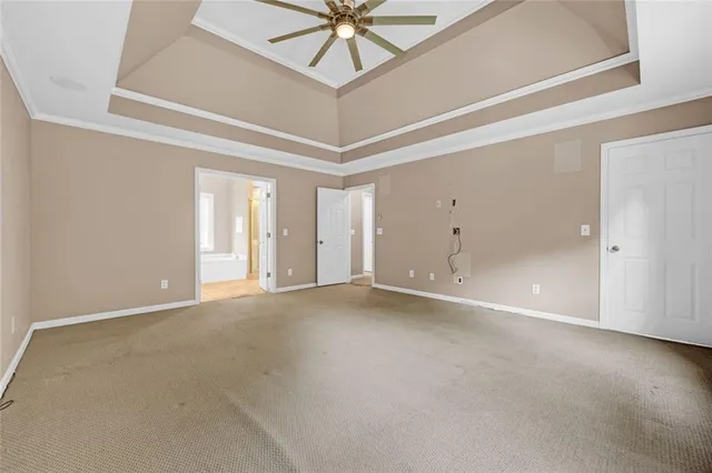 a spacious bathroom with a double vanity sink mirror and double