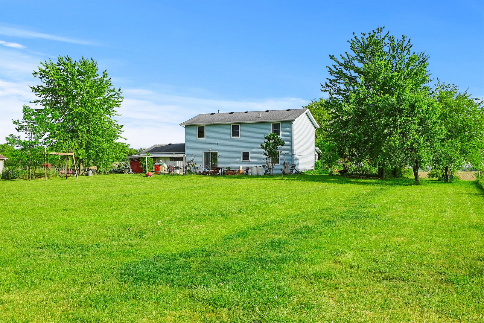 4224 West Offner Road Monee, IL 60449 - Photo 19 of 32 a view of a house with a yard