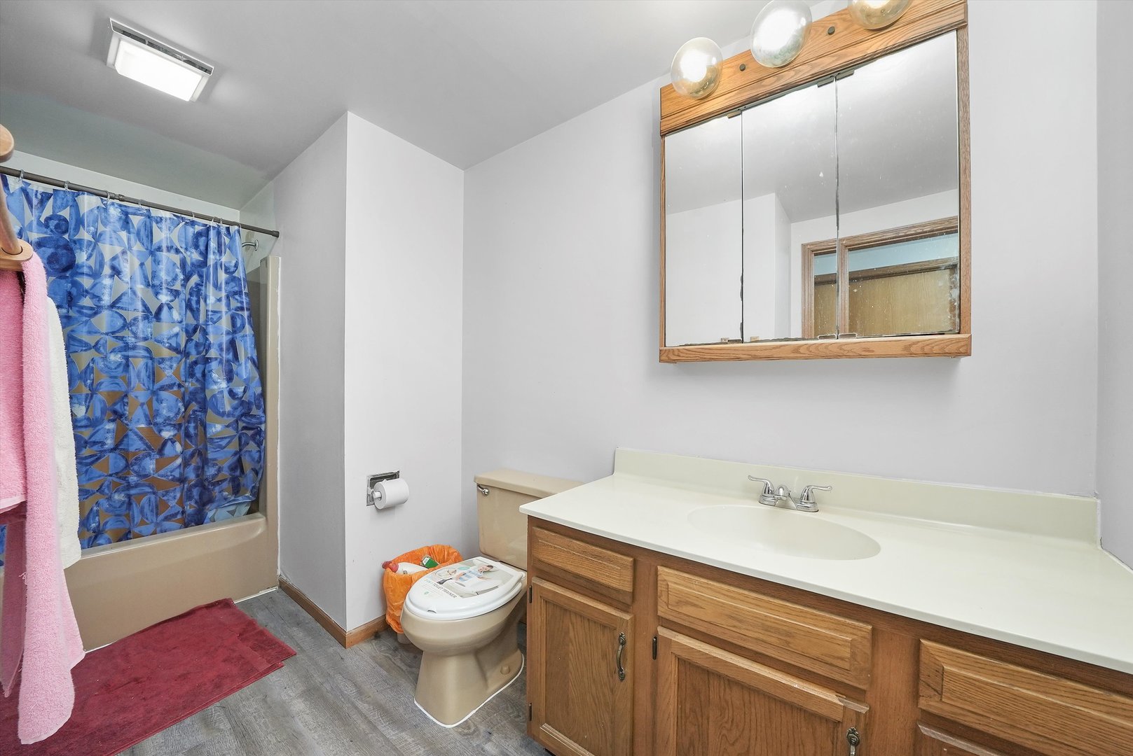 4224 West Offner Road Monee, IL 60449 - Photo 25 of 32 a bathroom with a sink toilet and shower