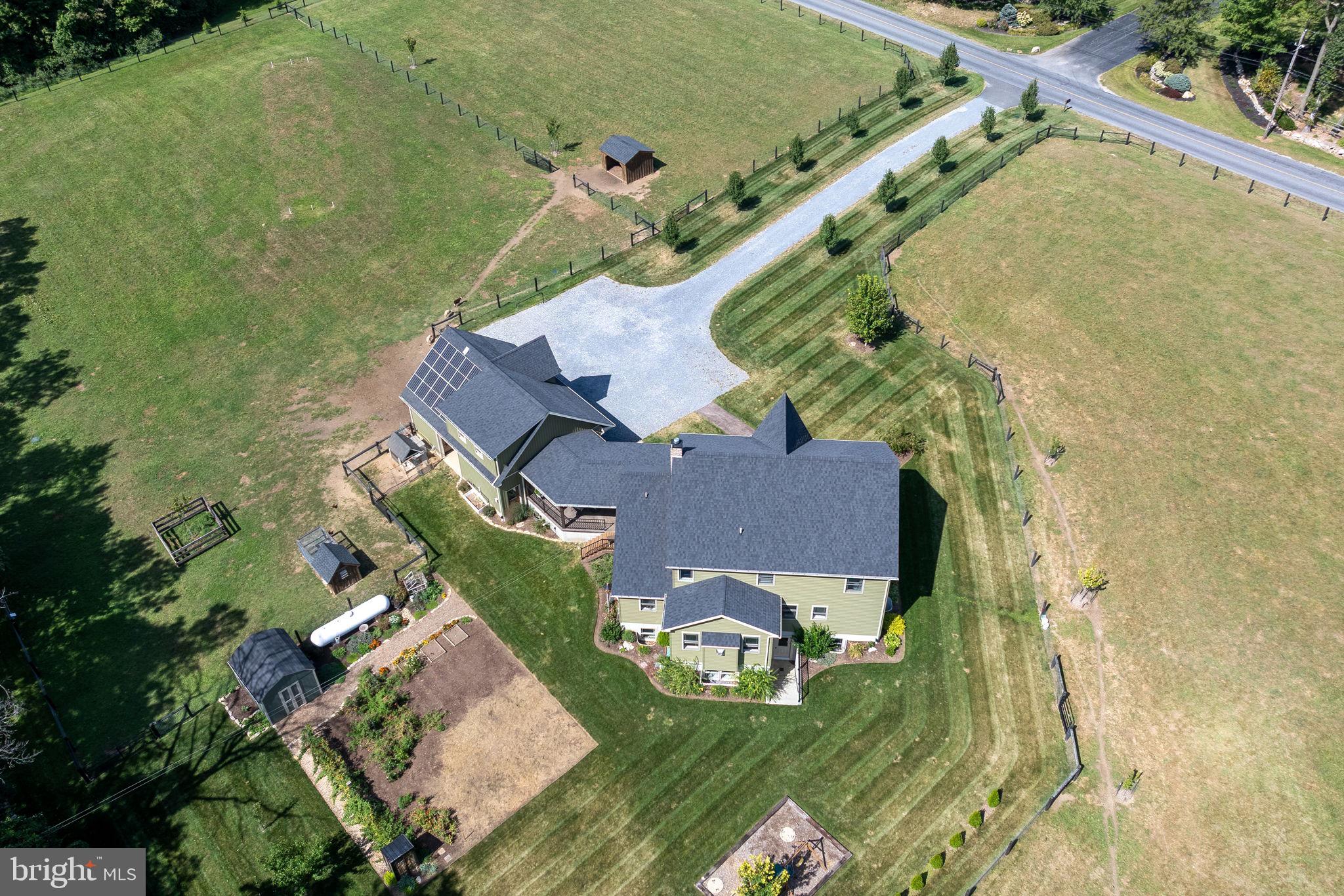 5382 Paes Road New Holland, PA 17557 - Photo 71 of 80 an aerial view of a house with yard swimming pool and outdoor seating