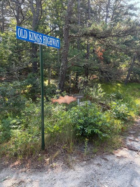 63 Old Kings Highway Truro, MA 02666 - Photo 3 of 11 a view of a street sign