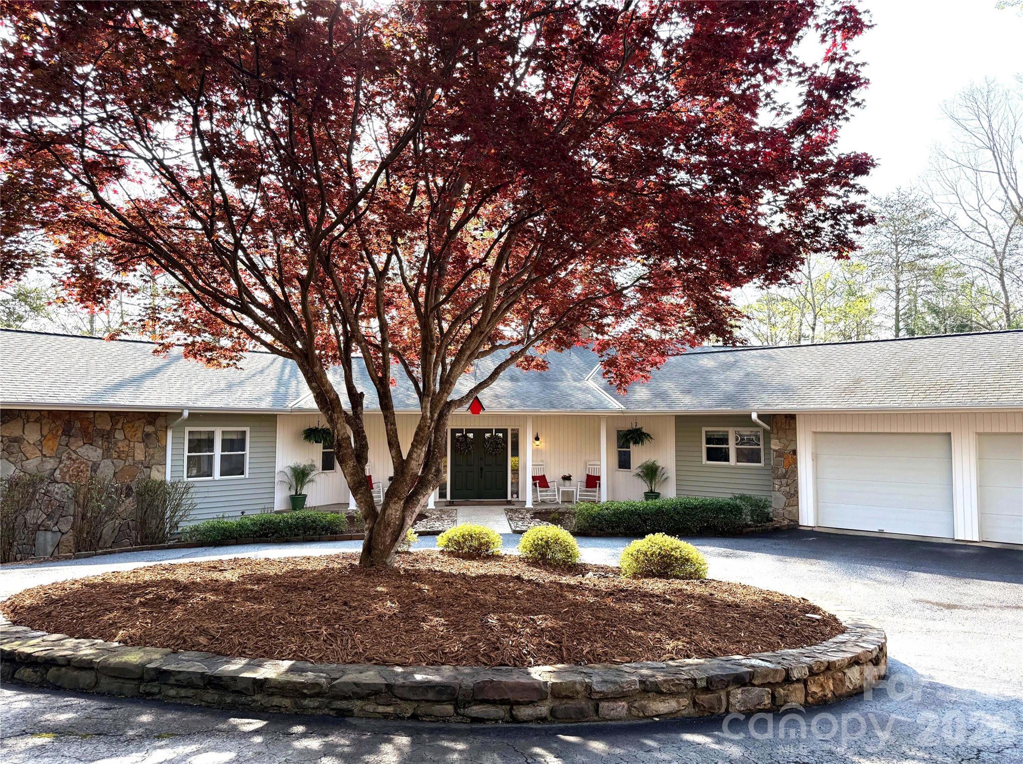91 Island View Court Mill Spring, NC 28756 - Photo 4 of 48 a view of a house with tree s