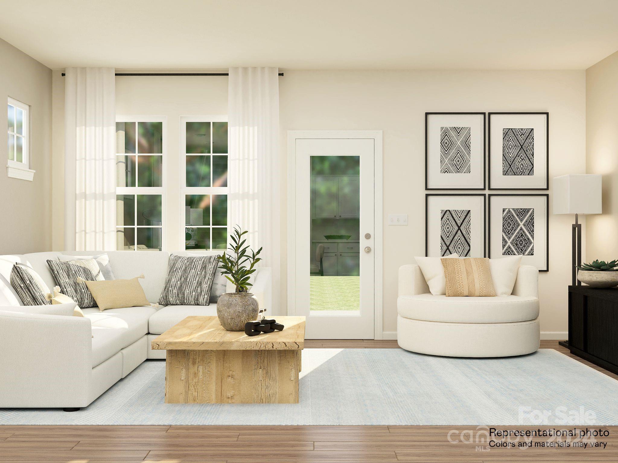 5681 Soft Shell Drive, Unit 370 Lancaster, SC 29720 - Photo 16 of 22 a living room with furniture and a large window