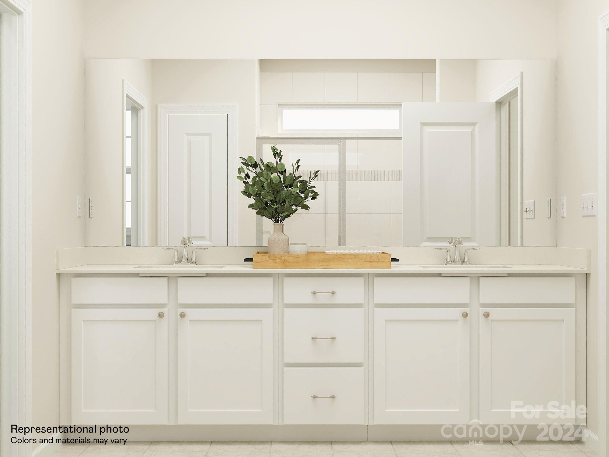 5681 Soft Shell Drive, Unit 370 Lancaster, SC 29720 - Photo 21 of 22 a bathroom with a sink and a mirror