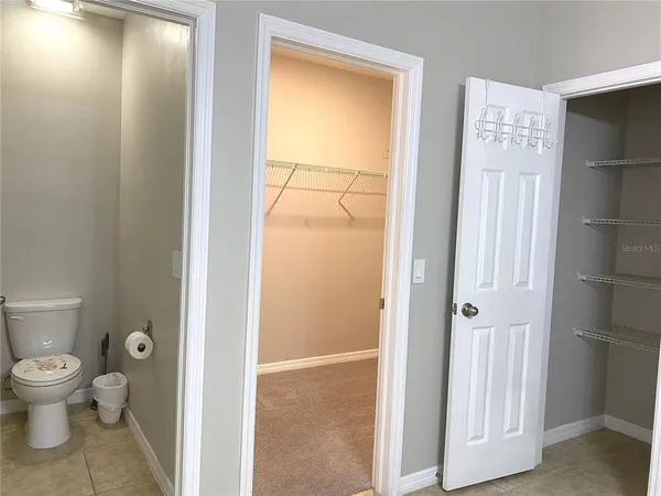 a view of bathroom with a shower