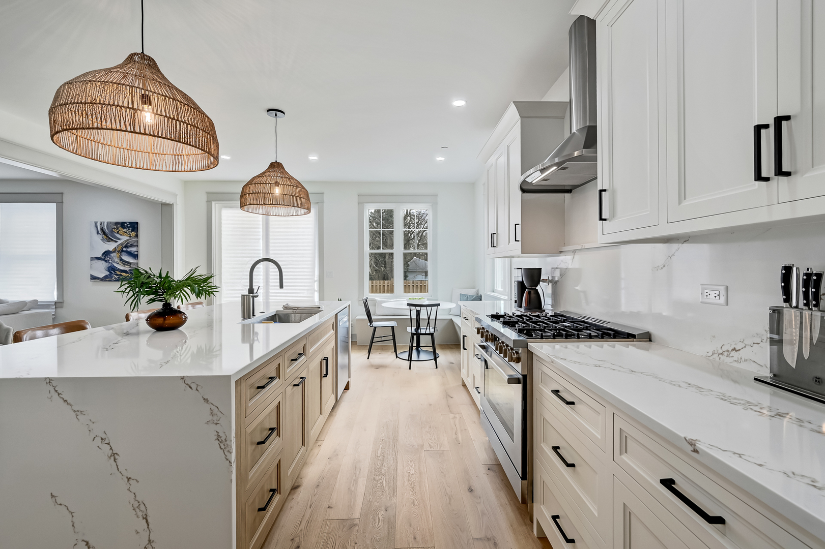 1205 Ridge Road Westmont, IL 60527 - Photo 5 of 25 a kitchen with stove a sink and cabinets
