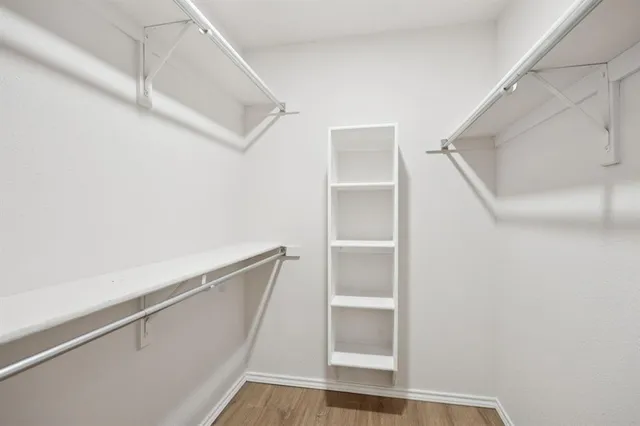 a view of walk in closet
