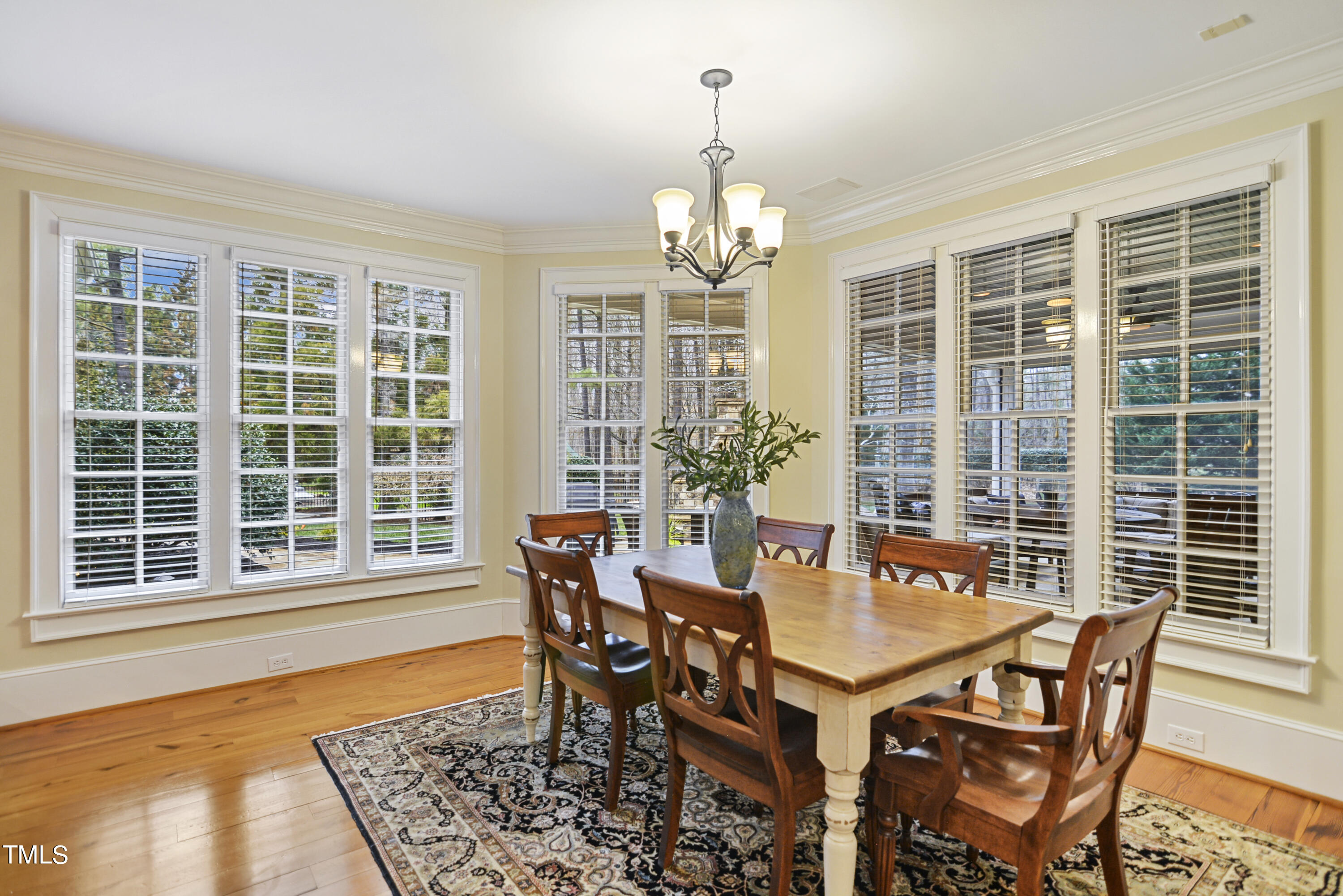 11004 Brass Kettle Road Raleigh, NC 27614 - Photo 18 of 57 a view of a dining room with furniture window and outside view