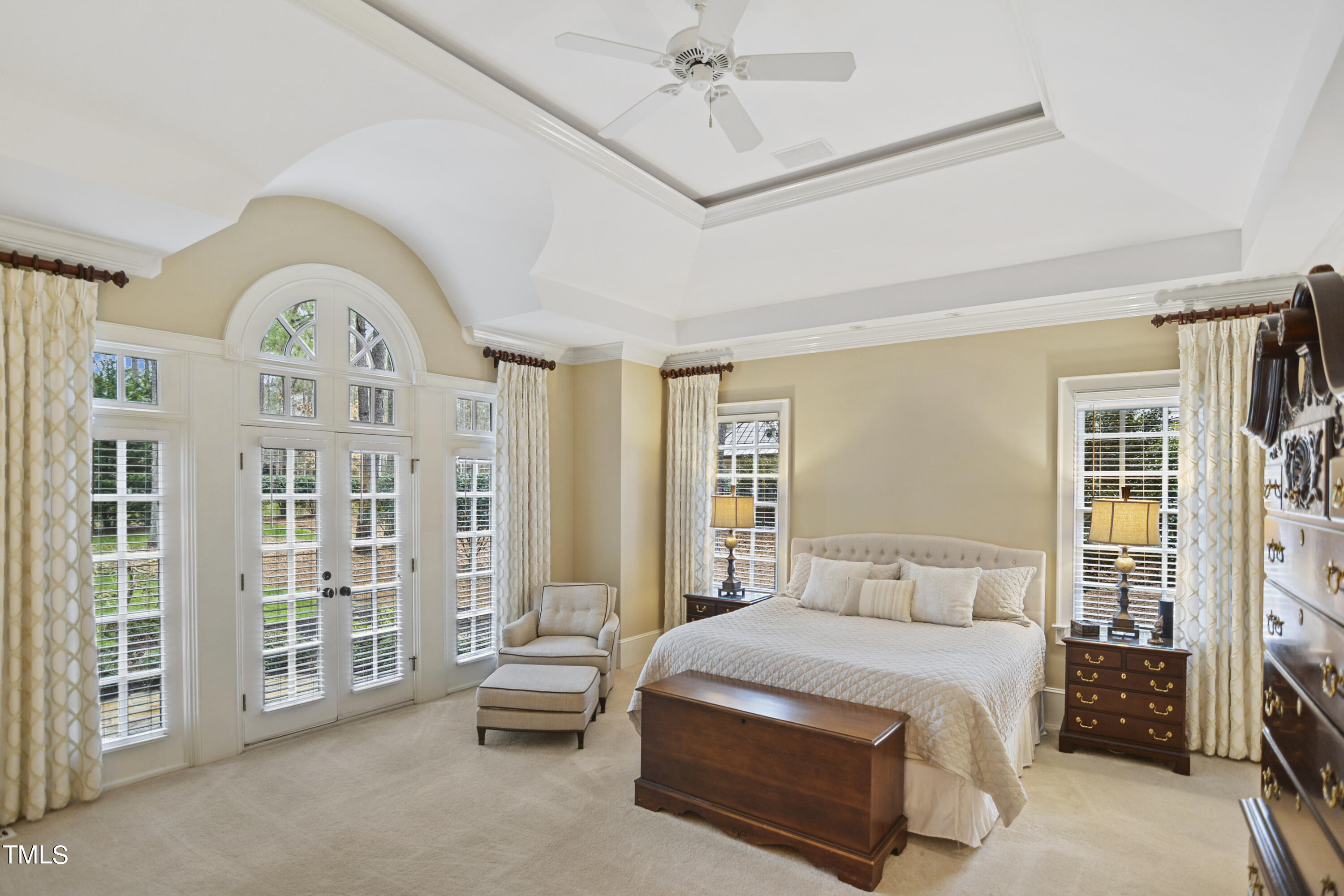 11004 Brass Kettle Road Raleigh, NC 27614 - Photo 23 of 57 a living room with a bed furniture and a large window