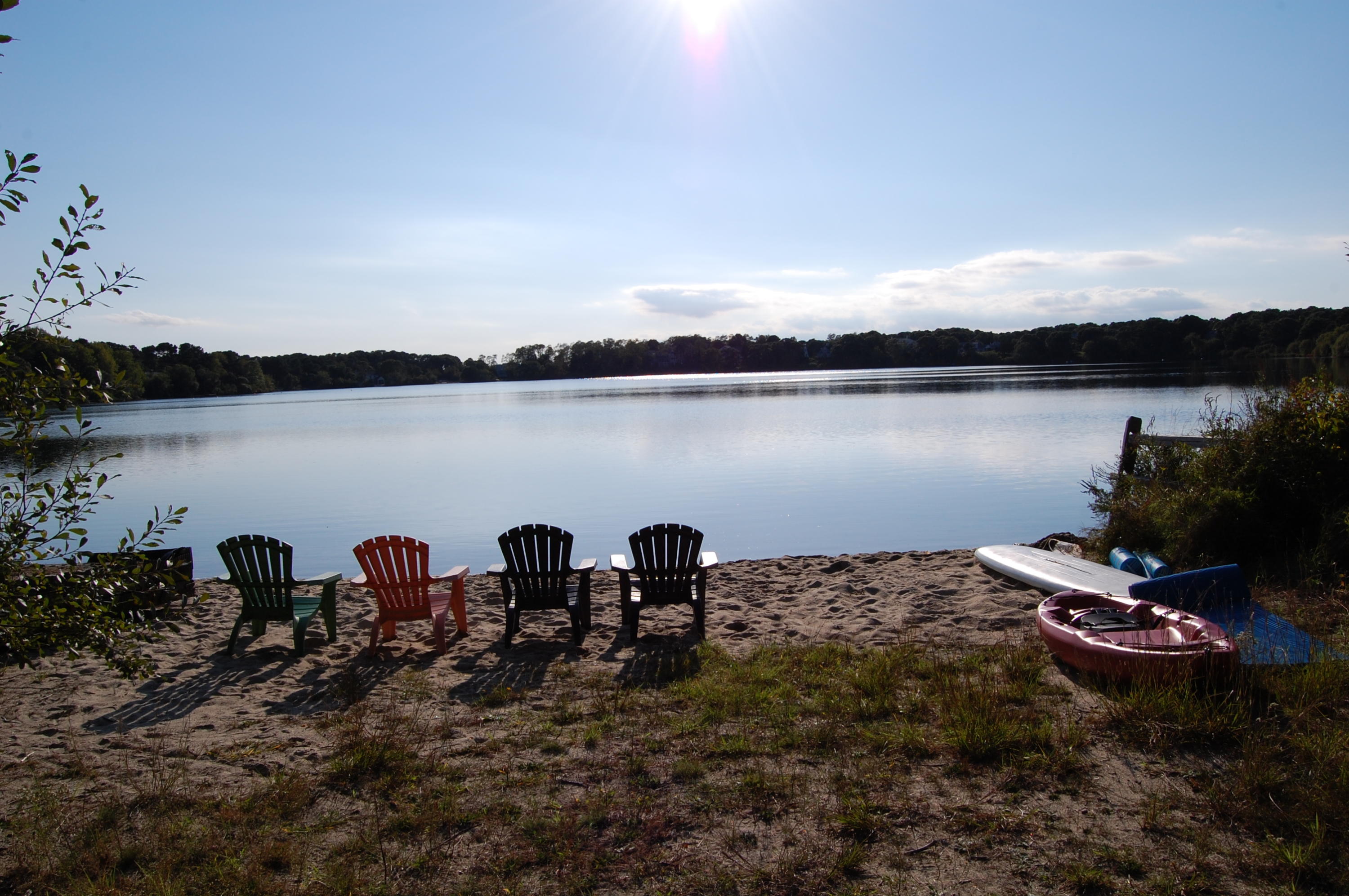 35 Nickerson Road Eastham, MA 02642 - Photo 29 of 35 a group of people sitting on top of a lake