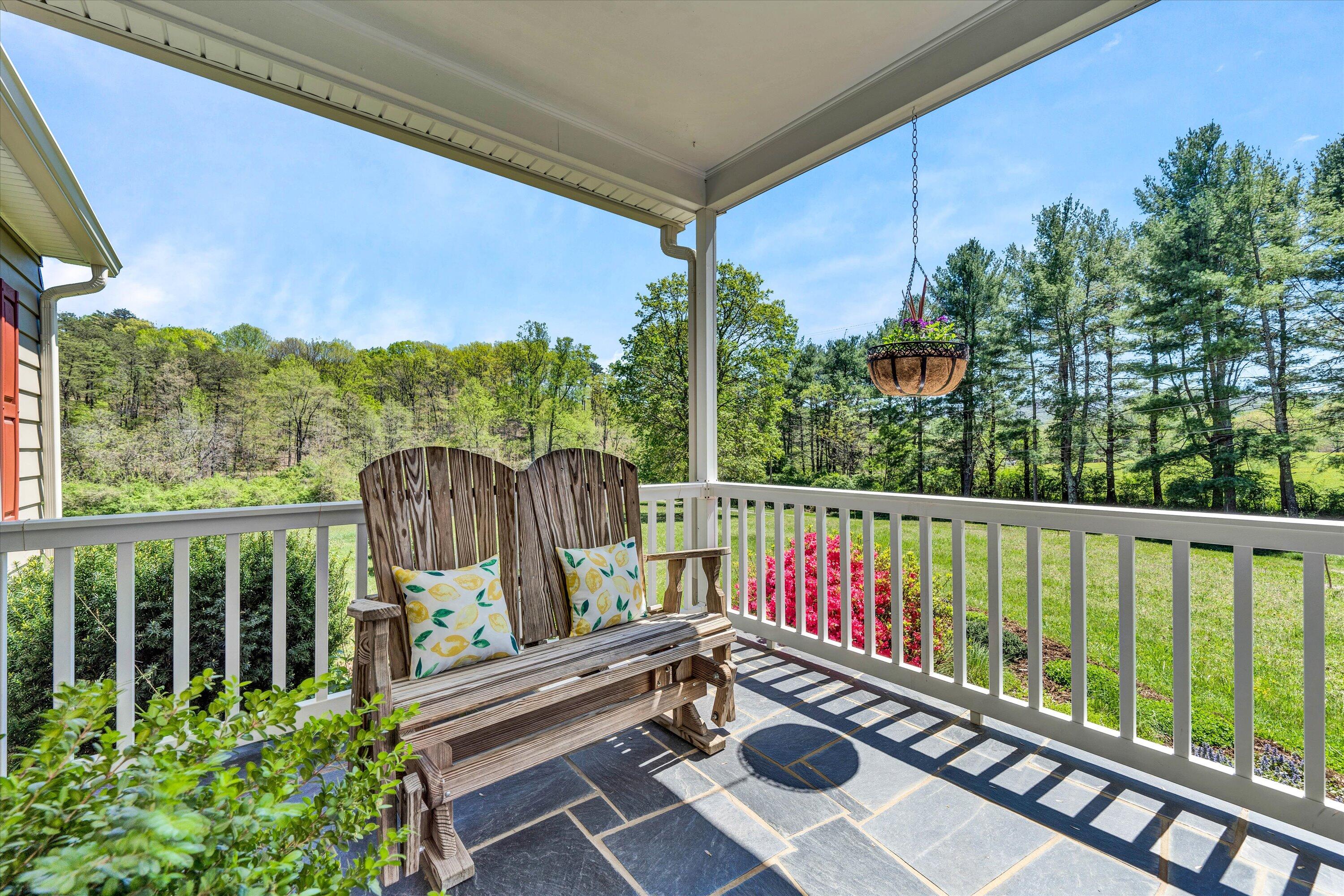 1186 Camp Jaycee Road Blue Ridge, VA 24064 - Photo 5 of 54 a view of a two chairs in the balcony