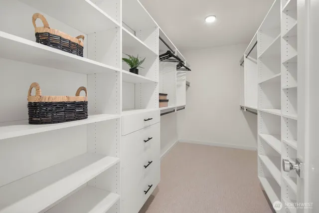 a view of utility room and closet