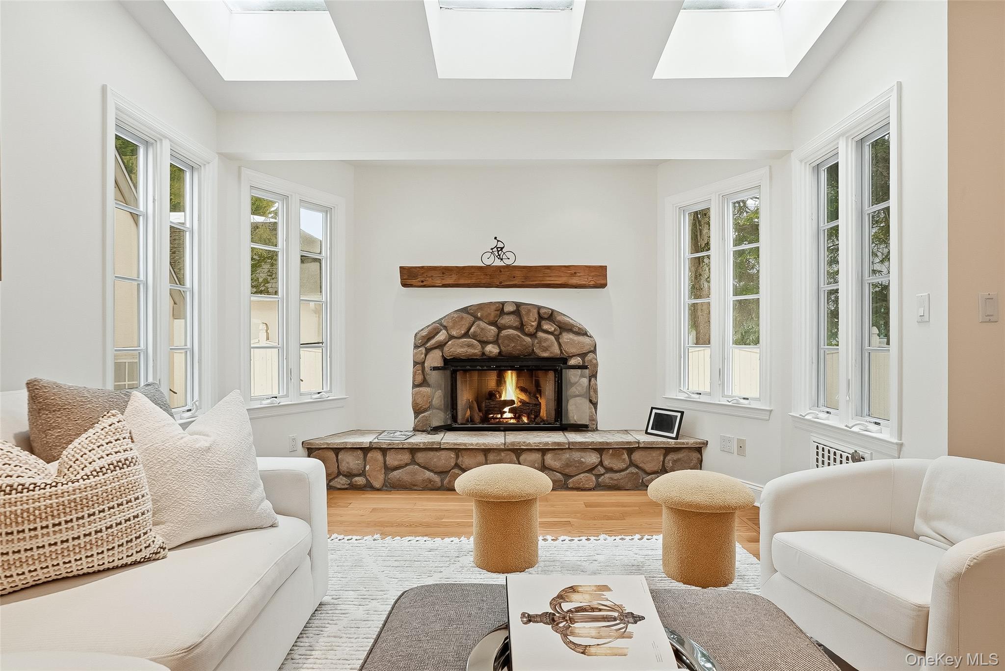 1 Oneida Street Rye, NY 10580 - Photo 13 of 32 a living room with furniture and a fireplace