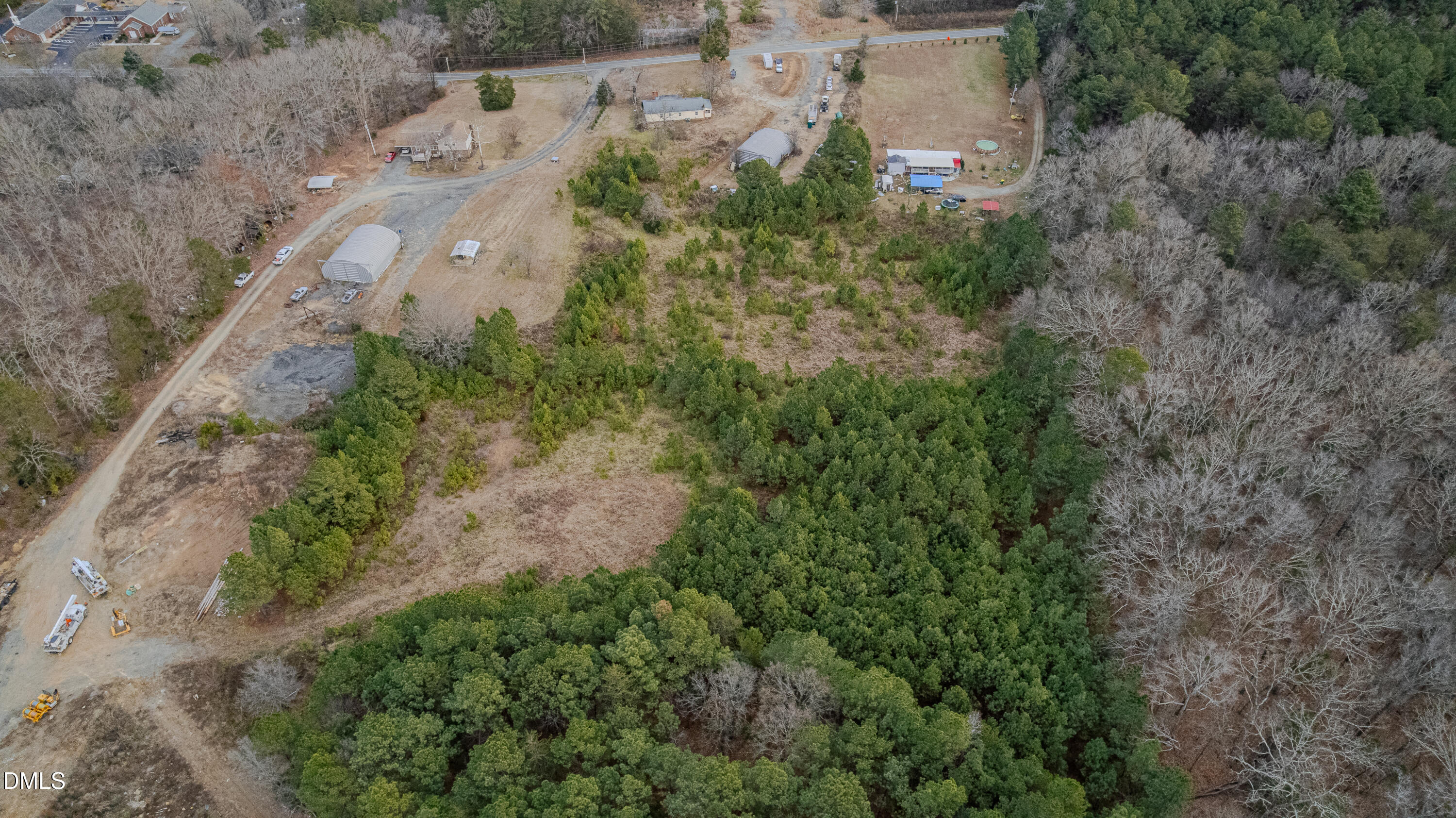 4443 Mebane Oaks Road Mebane, NC 27302 - Photo 6 of 17 an aerial view of residential house with outdoor space