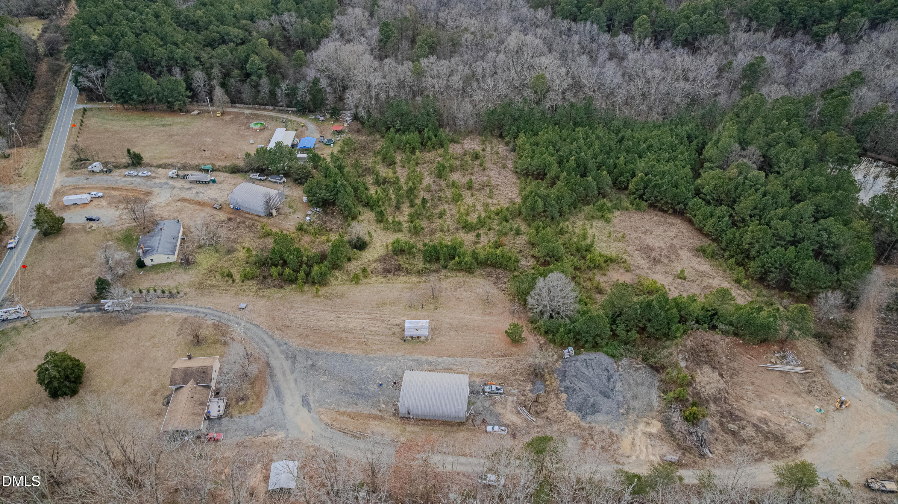 4443 Mebane Oaks Road Mebane, NC 27302 - Photo 8 of 17 an aerial view of a house with a yard