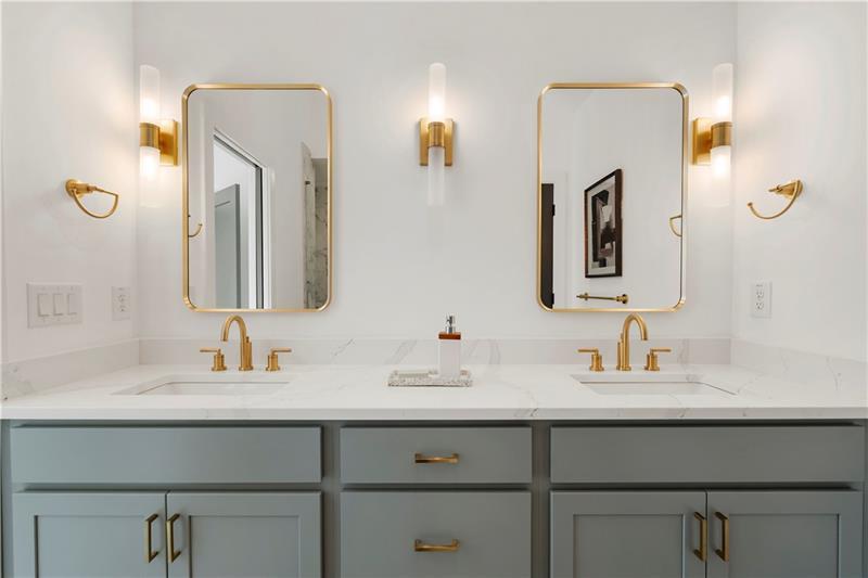 1901 Browns Mill Road Southeast Atlanta, GA 30315 - Photo 33 of 42 a bathroom with a sink and a mirror