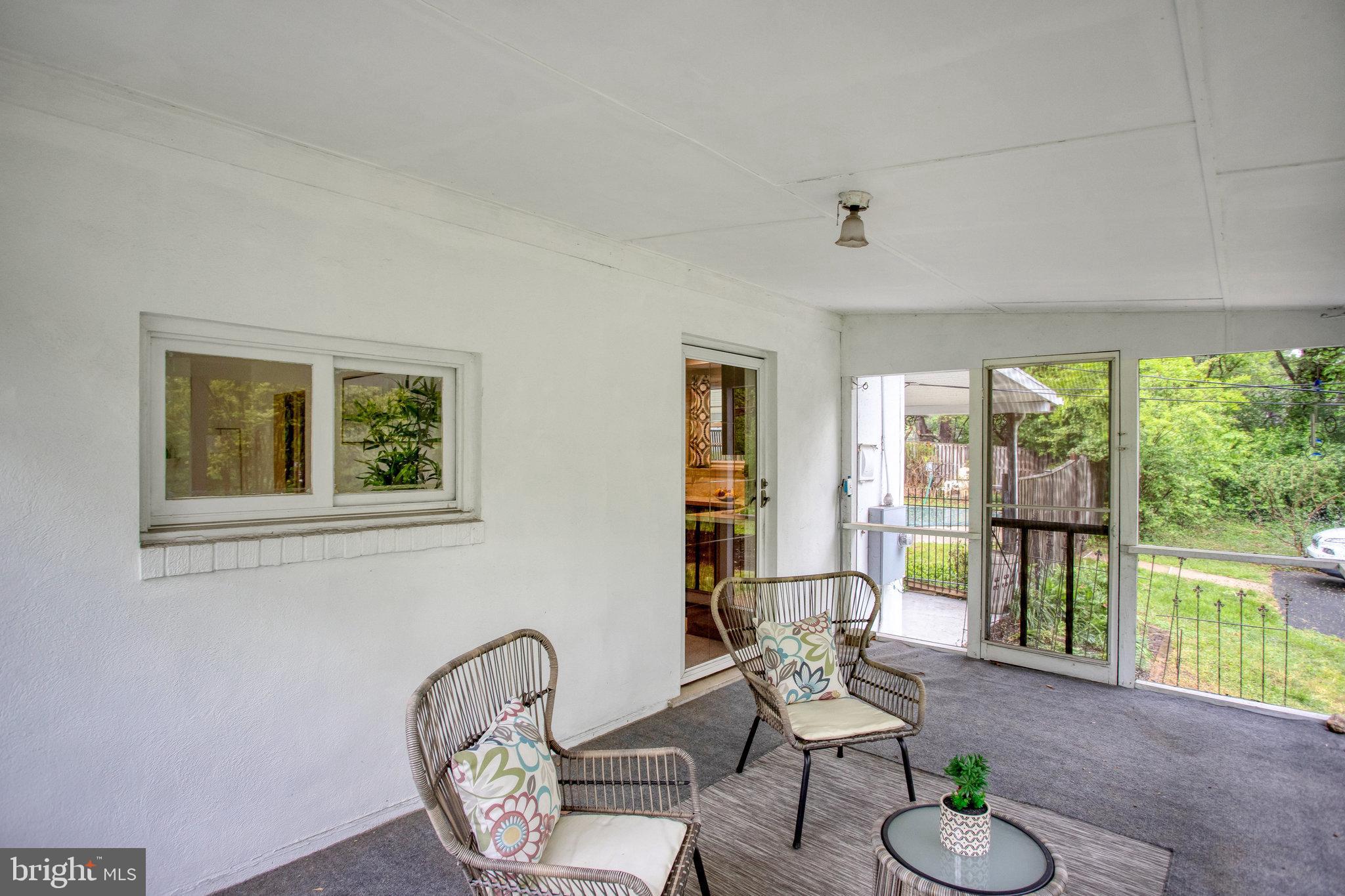 6105 Colchester Road Fairfax, VA 22030 - Photo 21 of 57 Screened porch off of kitchen