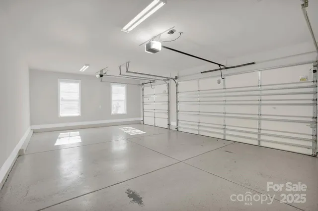 a view of porch with green trees