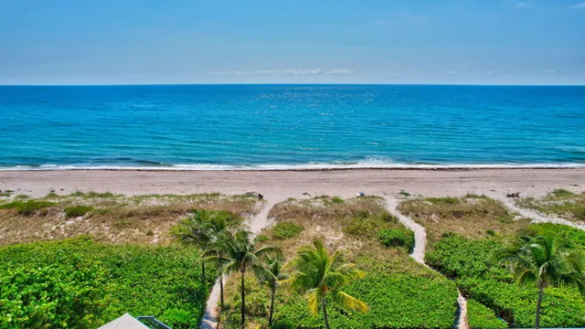 a view of an ocean beach